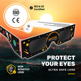 Solar Eclipse Glasses, (5000 Pack)  - CE and ISO Certified For Direct Sun Viewing  - Safe Solar Viewer and Filter - Astronaut Design