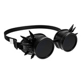 Solar Eclipse Goggles - Black with Spikes