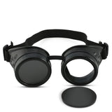 Solar Eclipse Goggles - Black with Spikes